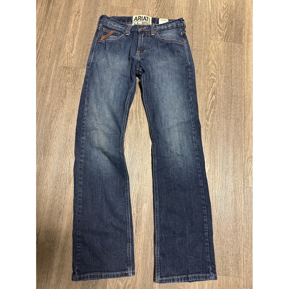 Ariat M7 Rocker Straight Jeans Fremont Medium Wash 28x32 10026041
